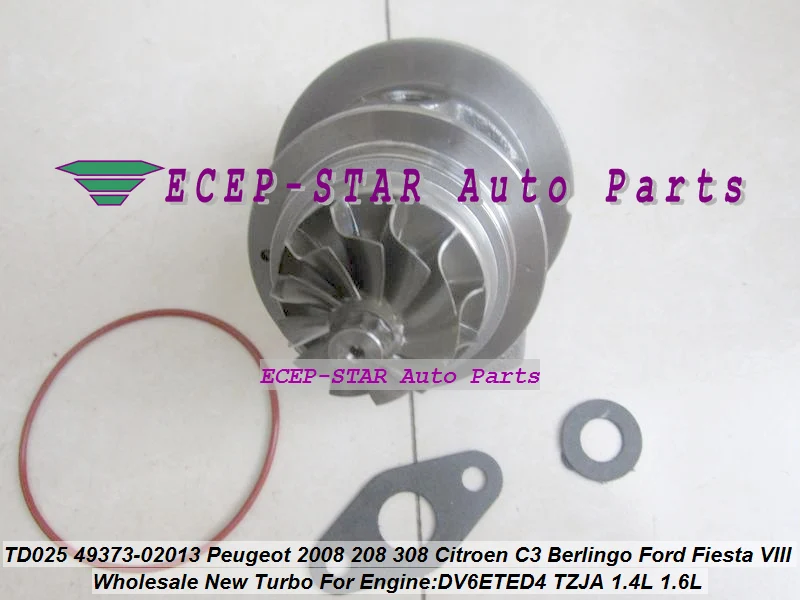 TD025 49373 02013 02003 0375Q9 0375R0 турбокартридж CHRA для Ford Fiesta VIII DV6ETED4 л HDi 75 90 92H Xu TZJA 08