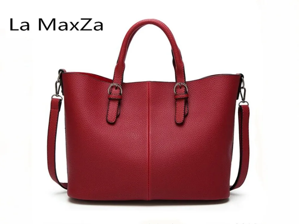Beste La MaxZa 2018 Explosie modellen nieuwe Litchi patroon handtassen trend handtassen handtassen diagonaal pakket tas
