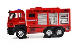 3401 сплав пожаротушения блистер грузовик fir-fighting train fire-игрушечный будильник грузовик
