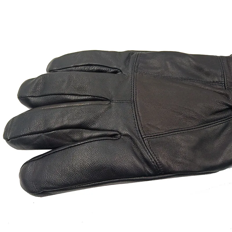 New Brand Super Warm Genuine Leather Gloves for Men 2019 Winter Warm Cotton Padded Gloves Large Size Male Motorcycle Mittens