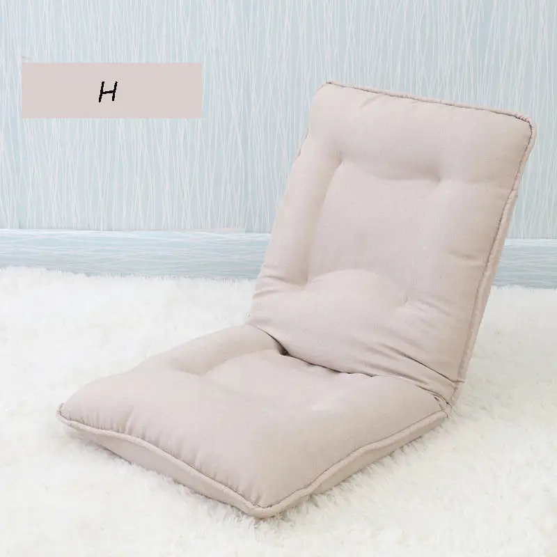 1055 большой утолщенной ленивый диван удобные 6-Шестерни регулировки стул для татами диван-кровать складная досуг на открытом воздухе диван кушетка - Цвет: H