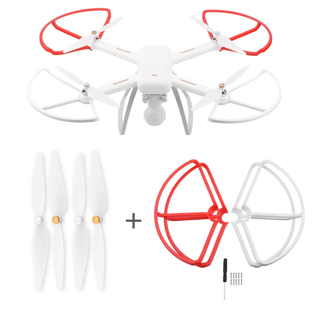 Special Price CW CCW Propeller RC Protective Guard Bumper Quadcopter Blades for Xiaomi Mi Drone 4K Version Props Guard for Xiaomi 4k 1080P