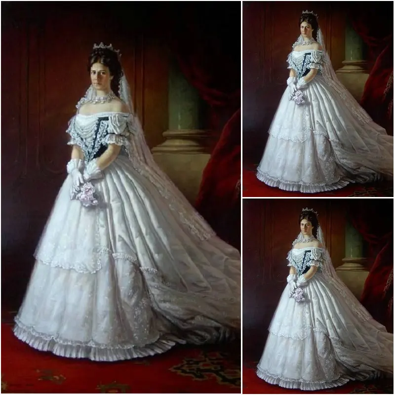 

19 Century Civil War Southern Belle Gown evening Dress/Victorian Lolita dresses/scarlett dress US6-26 SC-867