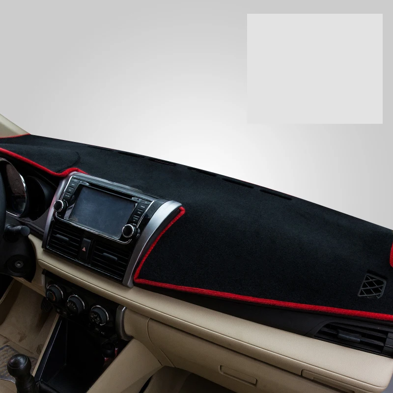 

lsrtw2017 polyester car dashboard mat for toyota vios yaris sedan 2013 2014 2015 2016 2017 2018 2019