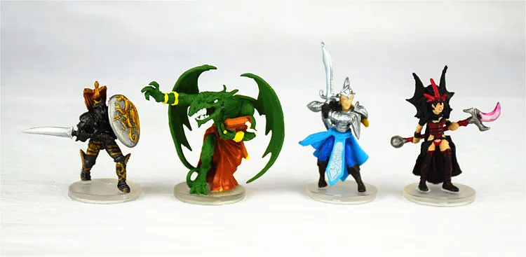 

Die Casting Resin Dragon And Dungeon Dnd Run Group Model Mage Knight Magic Knight And Chess Pieces Have Been Painted