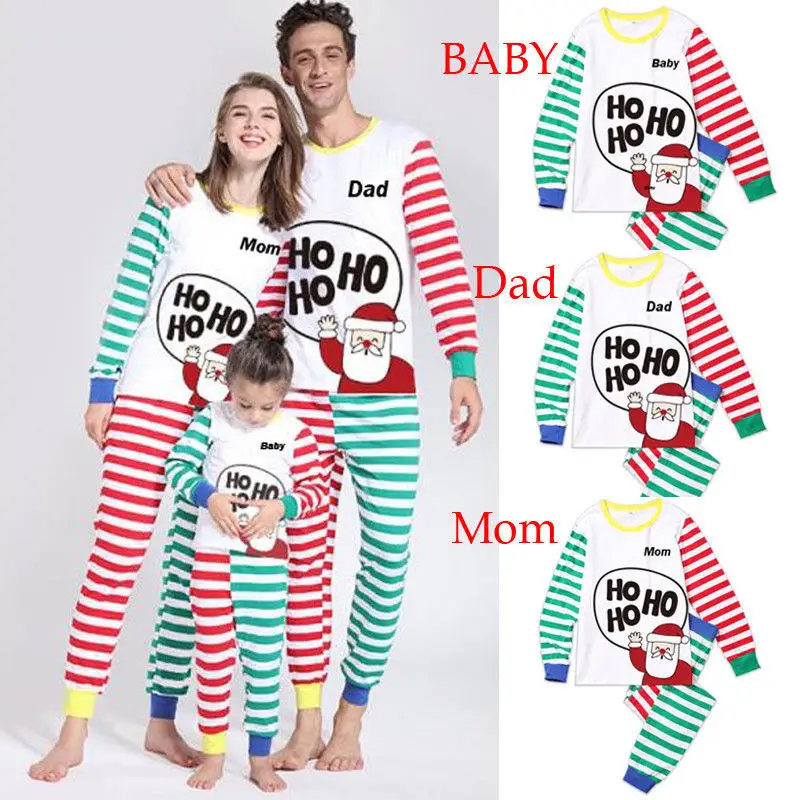 

Christmas Family Matching Outfits Pajamas Sets Kid Mom Father Xmas Deer Sleepwear Nightwear Brother Sister Baby Clothing