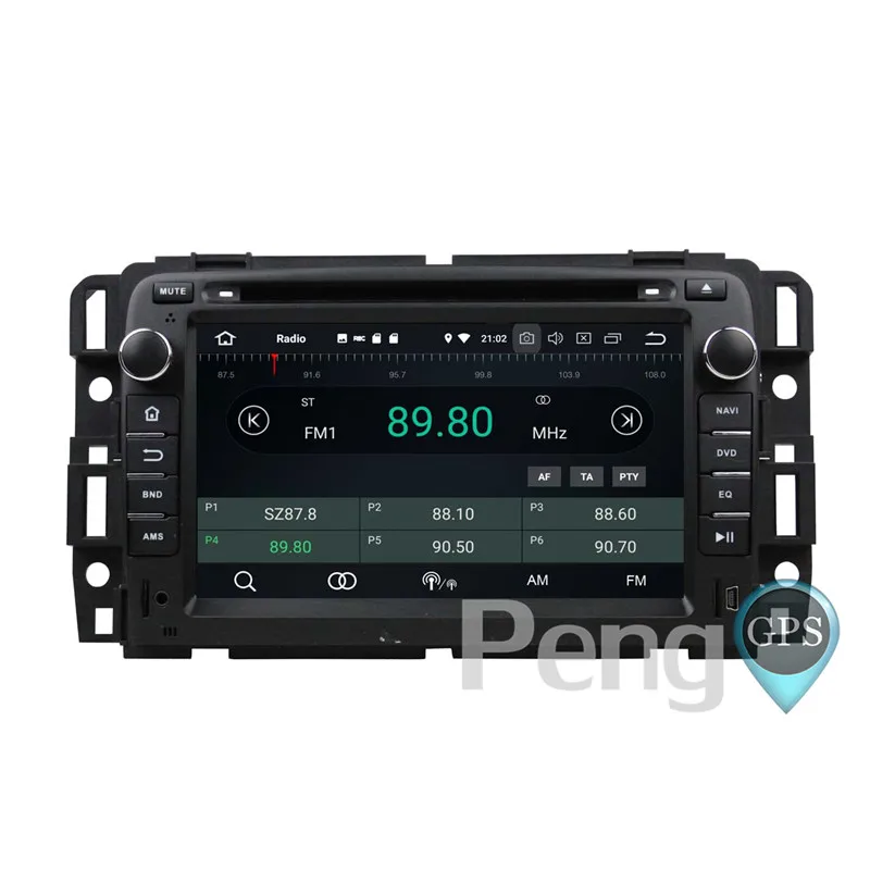Top Android 8.0 Car CD DVD Player GPS Navigation for Jeep Grand Cherokee GMC Yukon Tahoe 2006-2012 IPS Screen 1080P Video Headunit 2