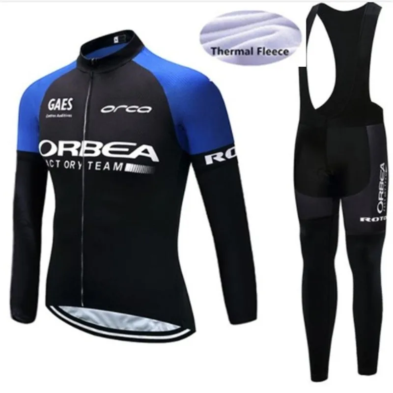 

2017 ORBEA Cycling Clothing winter thermal fleece men's Cycling jerseys MTB bike maillot Ropa Ciclismo Sportswear