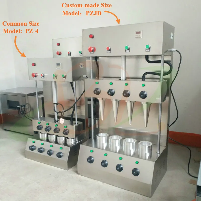 110 в изготовленный на заказ аппарат для приготовления конуса пиццы и печь для пиццы на заказ и чехол для дисплея