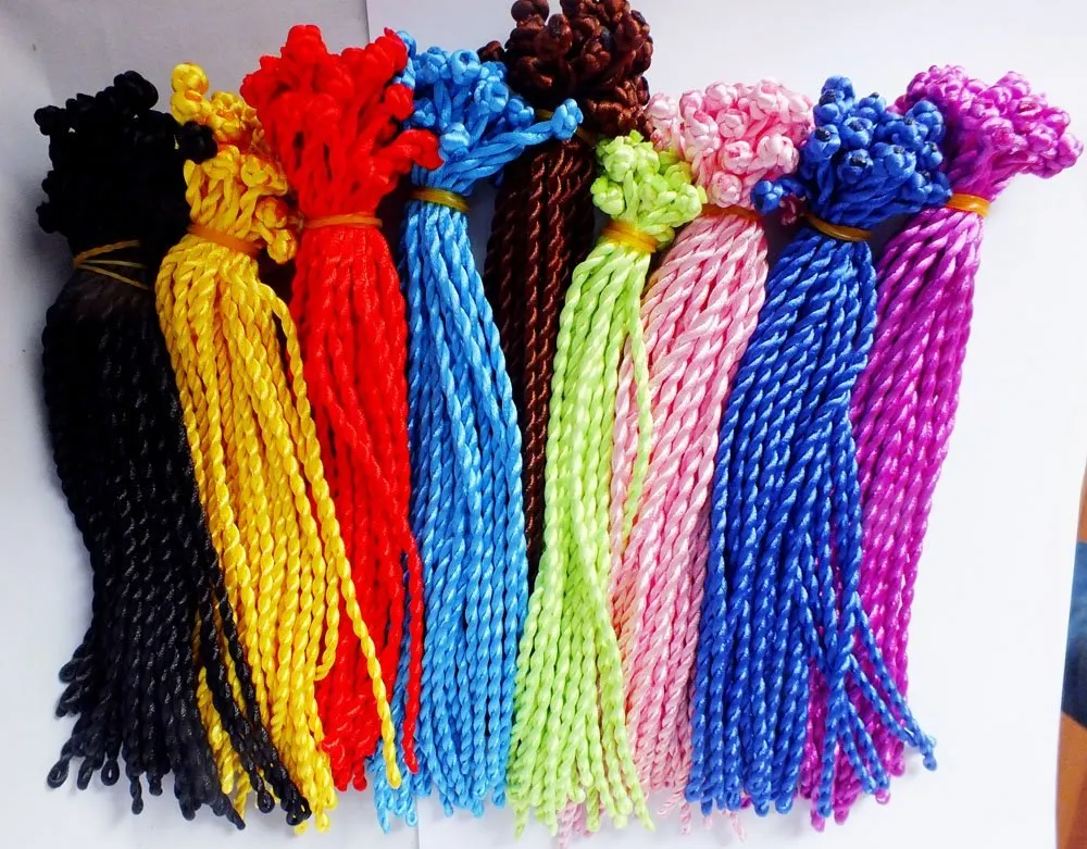 Freeshipping!! 3mm 7.5inch Chinese Silk Cord Bracelet (500piece)Fit Lampwork Murano Glass Charm