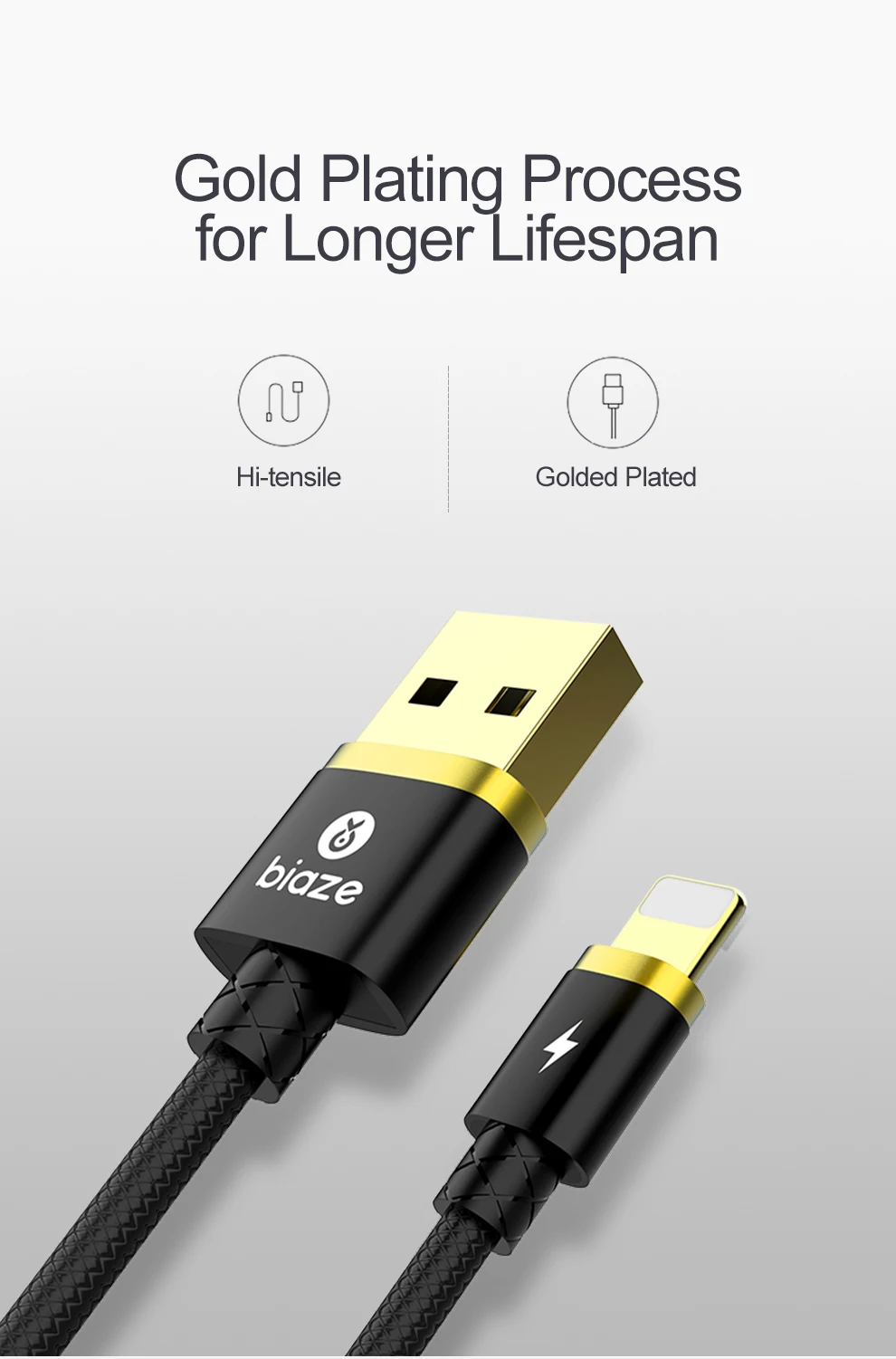 USB кабель Biaze 1,2 м для iPhone X XS MAX XR 8 7 6 5 6s S plus, кабель для быстрой зарядки, зарядное устройство для мобильного телефона, usb-кабель для передачи данных