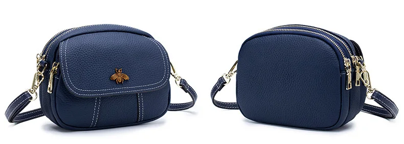 Women genuine leather crossbody bag 20