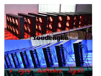 

2 pieces Stage light 8 Eyes LED rgbw audience blinder 96pcs x3w RGBW dmx led blinder audience light