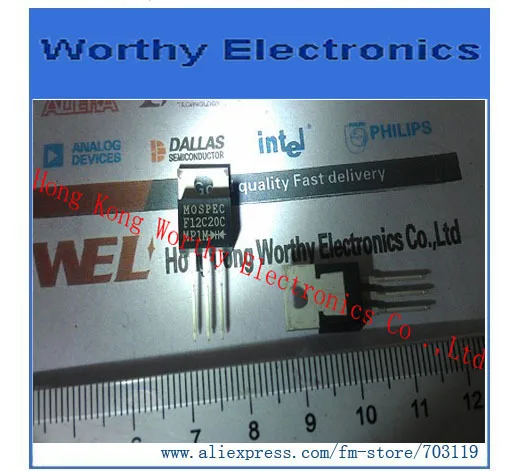 Free shipping 10pcs/lot F12C20C F12C20 TO 220-in Integrated Circuits ...