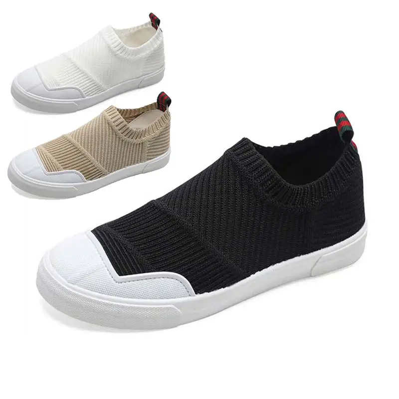 تحلق النسيج تزلج الأحذية النساء أحذية رياضية 2019 الربيع عارضة الجوارب الأحذية الإناث تنفس منصة حذاء مسطح امرأة