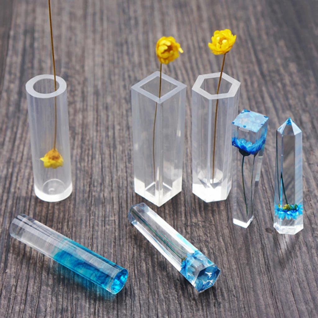 

3pcs Silicone Molds Making Jewelry Epoxy Resin Mould DIY Craft Projects Pendants Necklace Casting Making Tool Geometric 3 Style