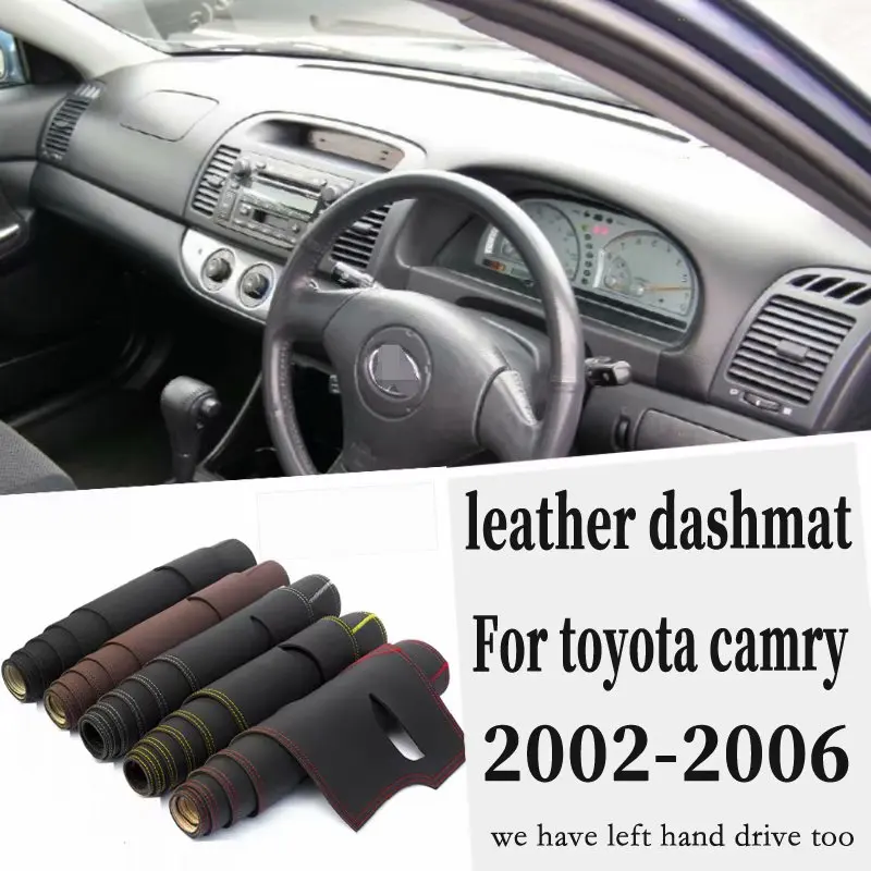 

Кожаный коврик для приборной панели Toyota camry 2002 2003 2004 2005 2006