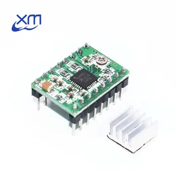 

green version 50pcs/lot Reprap Stepper Driver A4988 Stepper Motor Driver Module with Heatsink Free Shipping Dropshipping A81