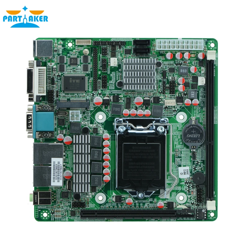 Промышленная Встроенная Материнская плата MINI_ITX ITX_M61 поддержка LGA1155 Intel Core i3/i5/i7