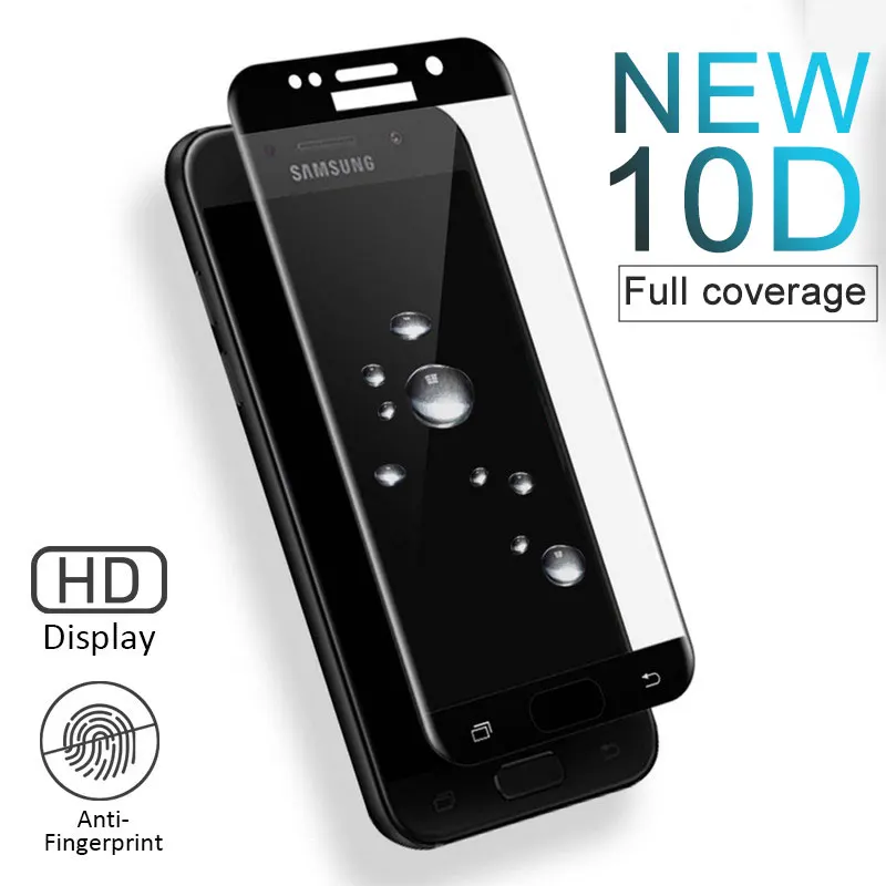 

Tempered Glass On For Samsung A730 A750 A3 A5 A7 2017 2016 Full cover screen protector For Samsung A5 A8 2018 Protective Glass