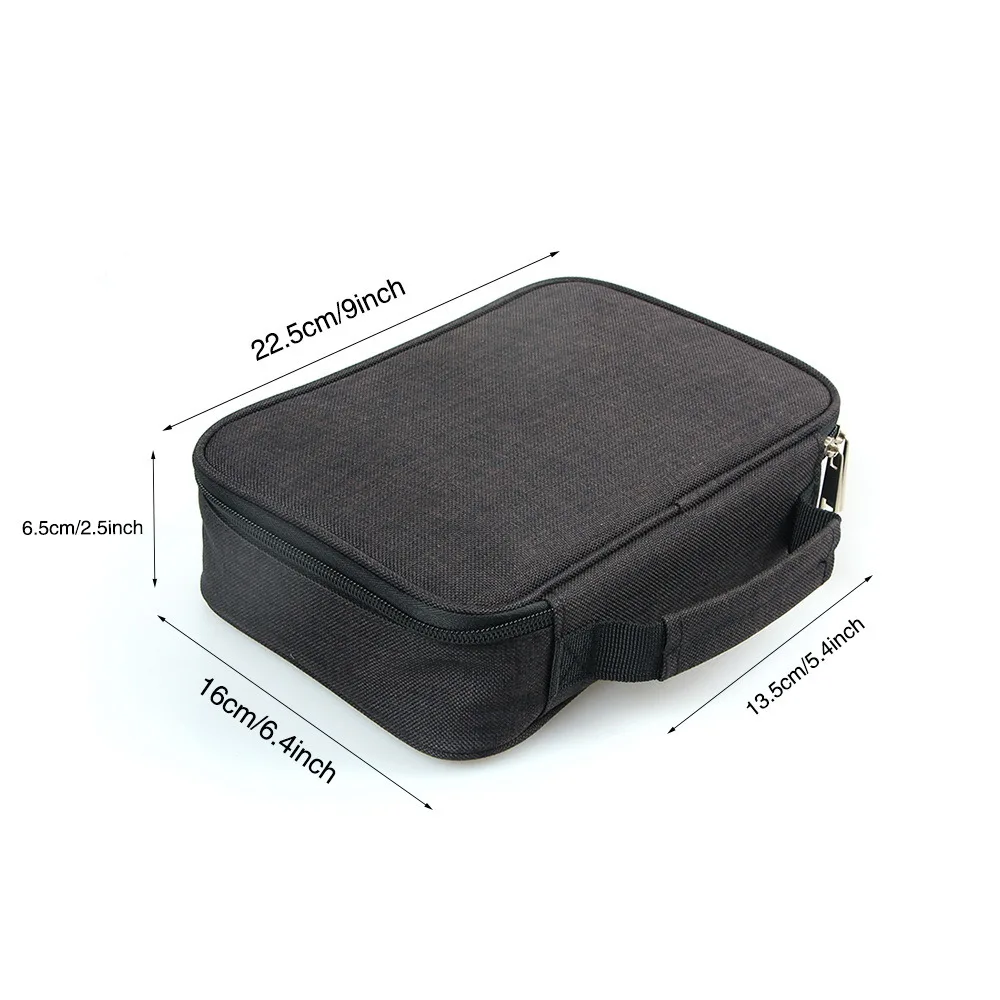 

72 Slots Detachable Oxford Canvas School Pencils Case Large Capacity Watercolor Colored Pencil Bag Student Art Gift Supplies
