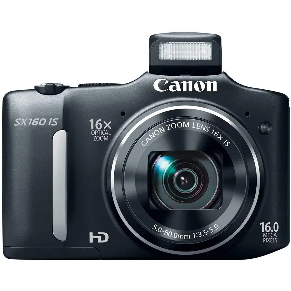 

USED,Canon SX160 IS 16.0 MP Digital Camera with 16x Wide-Angle Optical Image Stabilized Zoom with 3.0-Inch LCD