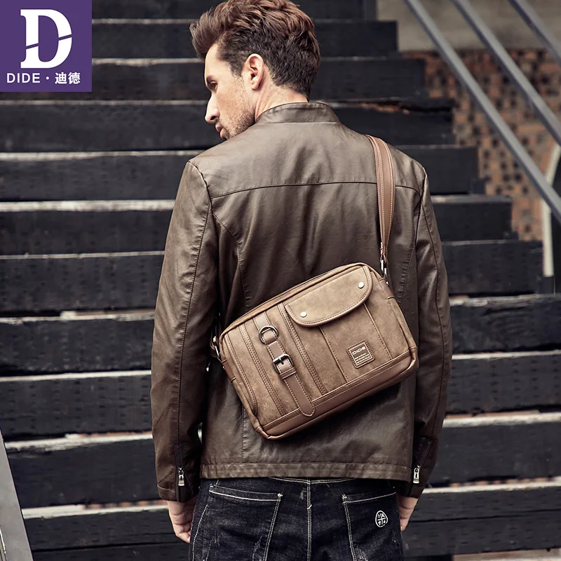 

DIDE Business Travel Bag Men Waterproof Man Shoulder Bags For Teenager Vintage Fashion Messenger Bag For 9.7" Ipad