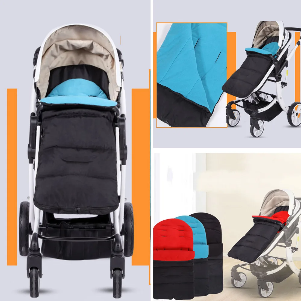 

3 in 1 Winter Baby Stroller Envelope Carseat Sleep Bag Sleeping Sacks Wheelchair Footmuff Autumn Pram Mat Carriage Warm Booties