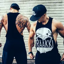 Тип спорт жилет мужской свободный дышащий жилет без рукавов фитнес-рубашка