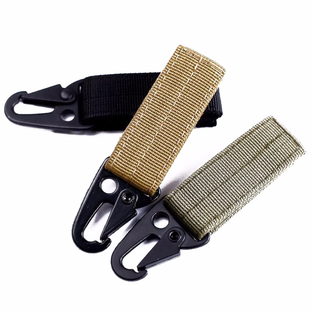 

New Carabiner High Strength Nylon Key Hook Webbing Buckle Outdoor Camping Equipment Hanging System Belt Buckle Travel Kit Tools