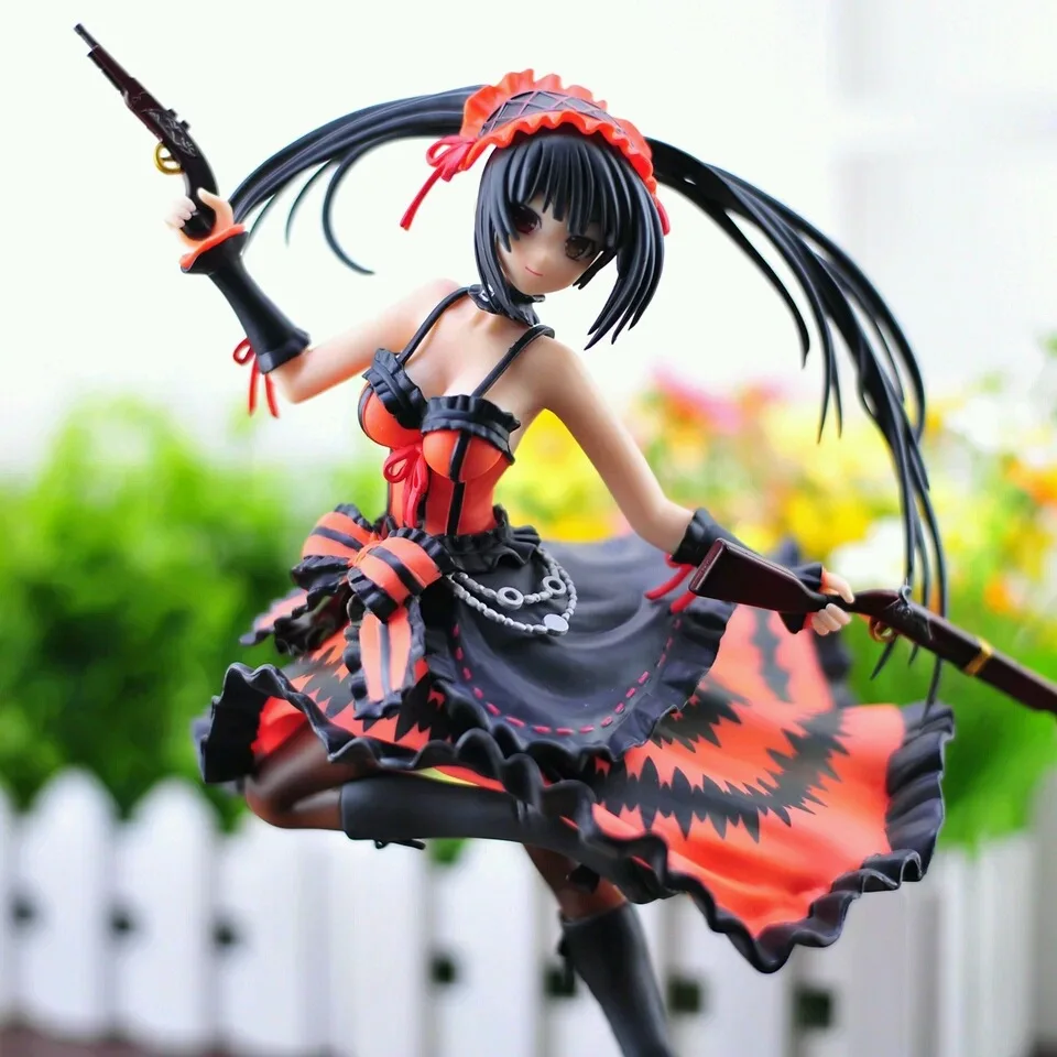 

Toy Store Super Hot Anime Movie Surrounding 23CM Shisaki Madness Double Gun Model PVC Material Popular Toys Holiday Gifts