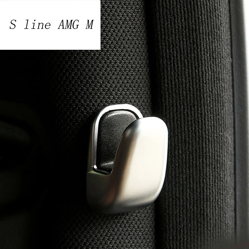 

Auto Chrome Accessory B Pillar Hook Cover Trim Stickers Decoration For Mercedes Benz E Class W212 S Class W222 Car Styling Parts