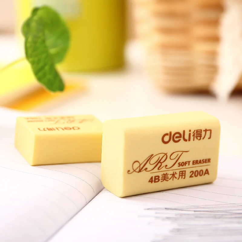 

Rubber 4B 200A Pencil Eraser 30Pcs Promotion Kids Homework Wipe Clean School Test Correct Mistake Office Draw Art Class 7535