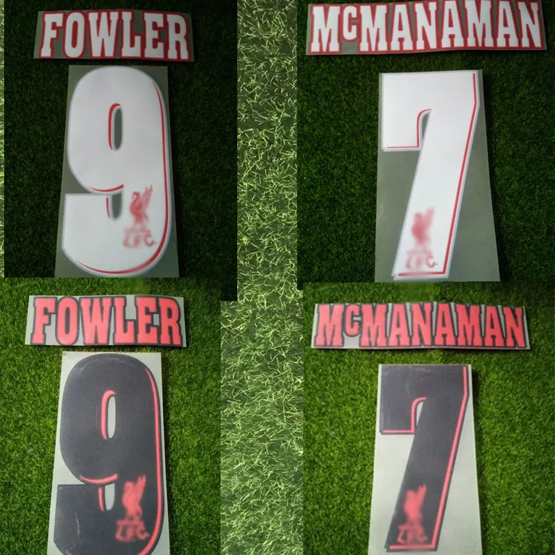

1996-1997 Lextral #9 Fowler Nameset #7 Mcmanaman Flocking Home Away Printing