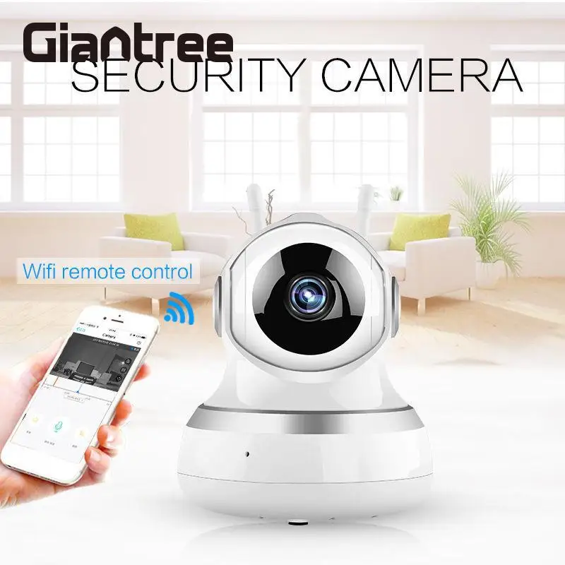 

giantree HD 360 degrees IP Camera Durable Dual Antenna Baby Monitor Network Surveillance Camera Infrared night vision Camera