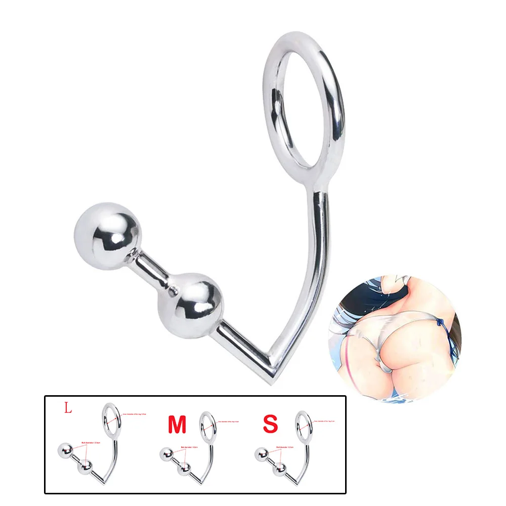 Butt Plug Sex Toys For Women Men Anal Hook Dilator Hole Stainless Steel Metal Super Thick Prostata Massage Stimulator Pl L1 | Красота и