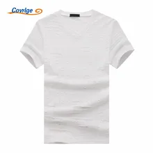 Covrlge 2018 New Summer T Shirt Men Plus Size Ripped Hole T-shirts Men Breathable Casual Tees High Quality Men's T Shirt MTS468 plus size ripped braid t shirt