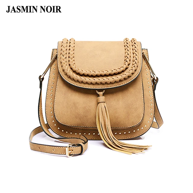 Us 29 72 2017 New Bags Handbag Women Famous Brands Las Fringed Tassel Crossbody Saddle Designer Weave Messenger In