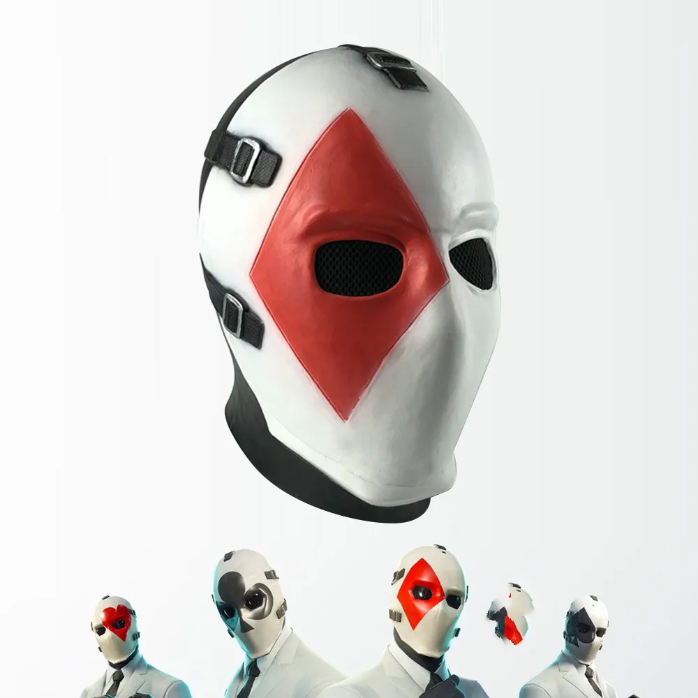 

Fortniter High Stakes Mask Cosplay Fortnited High Stakes Masks Battle Royale Adult Half Face Helmet Halloween Party Dropshipping