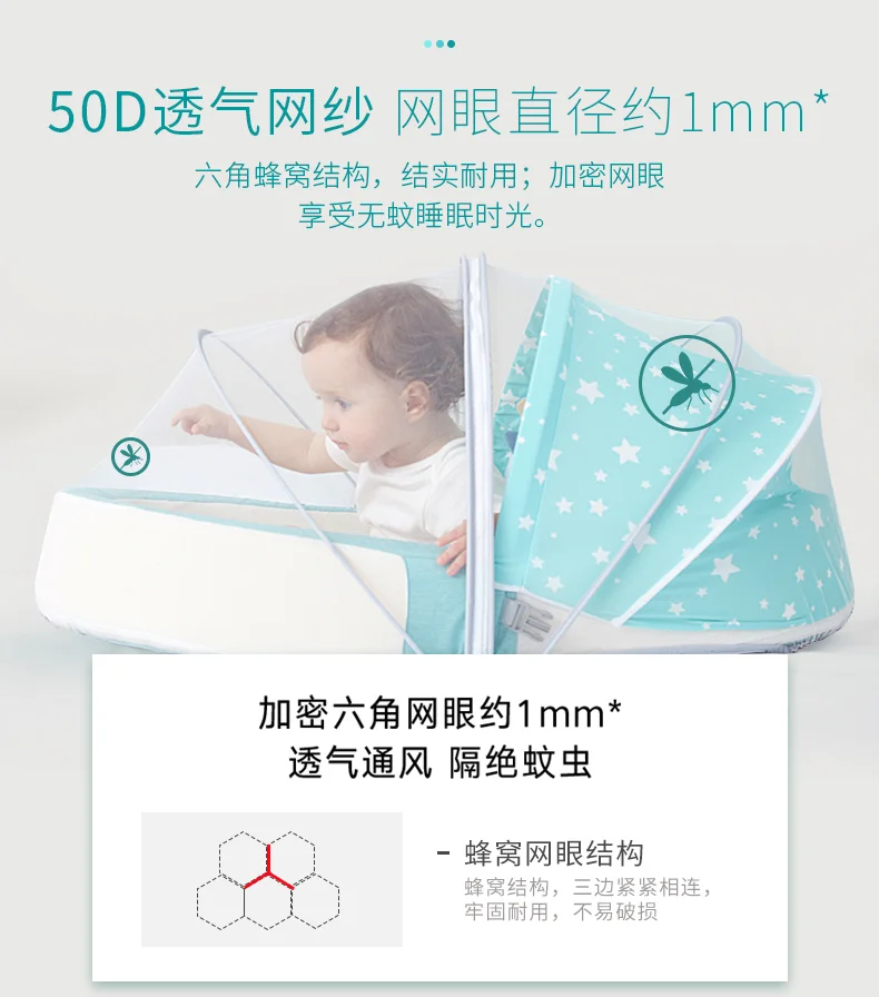 Переносная детская кроватка для новорожденных, переносная детская кроватка для путешествий, складная кроватка для младенца, бионическая детская кроватка, Многофункциональная Защита от давления