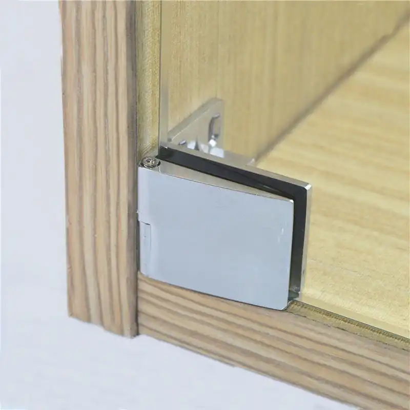 2pcs Glass Door Pivot Hinge Kit Zinc Alloy Shower Hinge Glass Door
