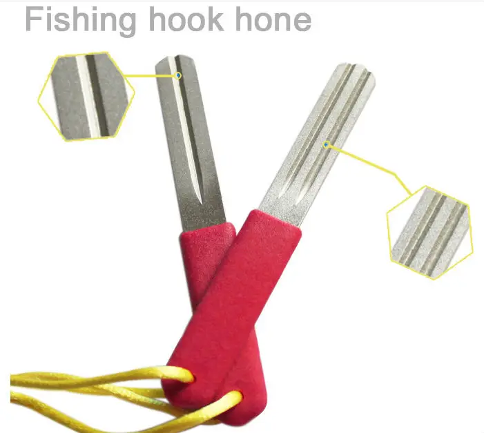 

Professionelle scharfstein Diamant multi-purpose-feder-form Messerscharfer grindstone Fishing Haken Sharpner