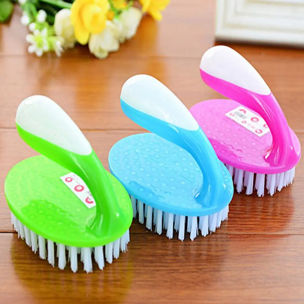 1PC Household Shoe Brush Hard Cleaning Dusting Floor Scrub Brush Tools Multipurpose Long Handled