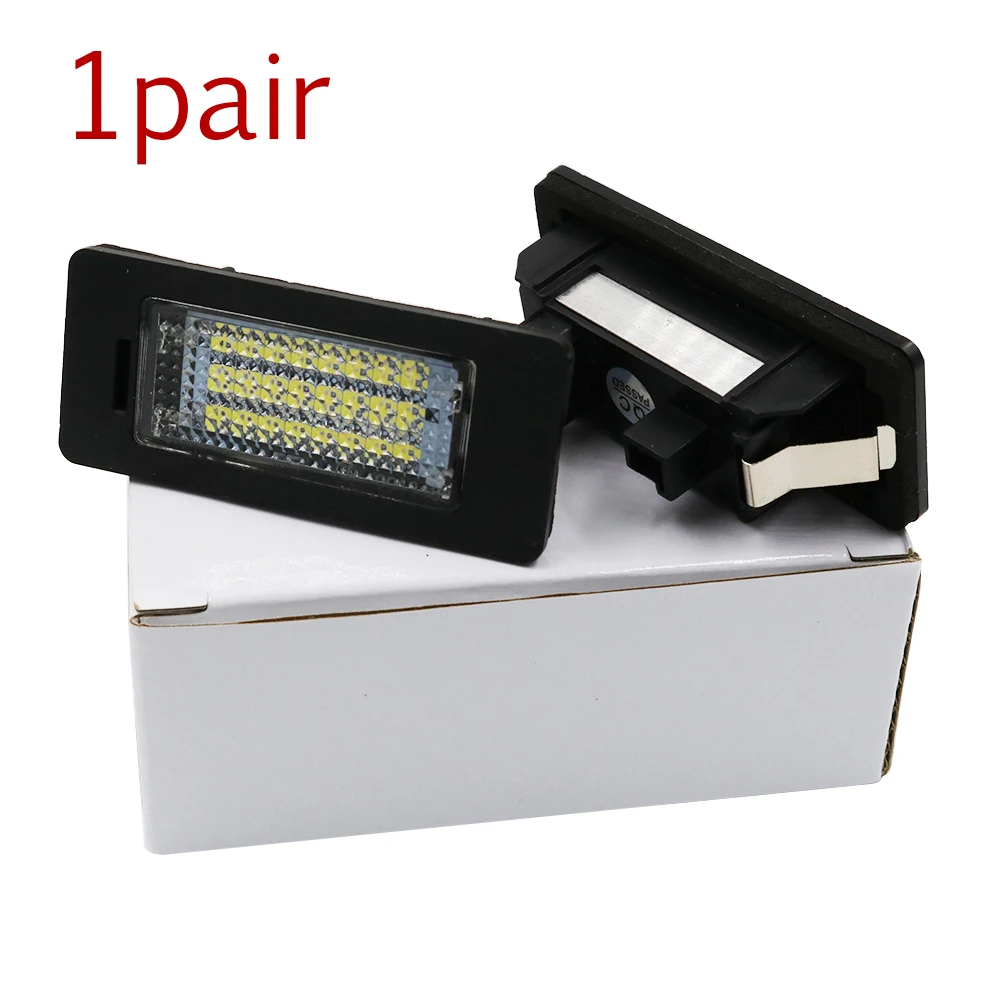 YSY 1 пара 24SMD Автомобильный светодиодный светильник для номерного знака Лампа BMW E90