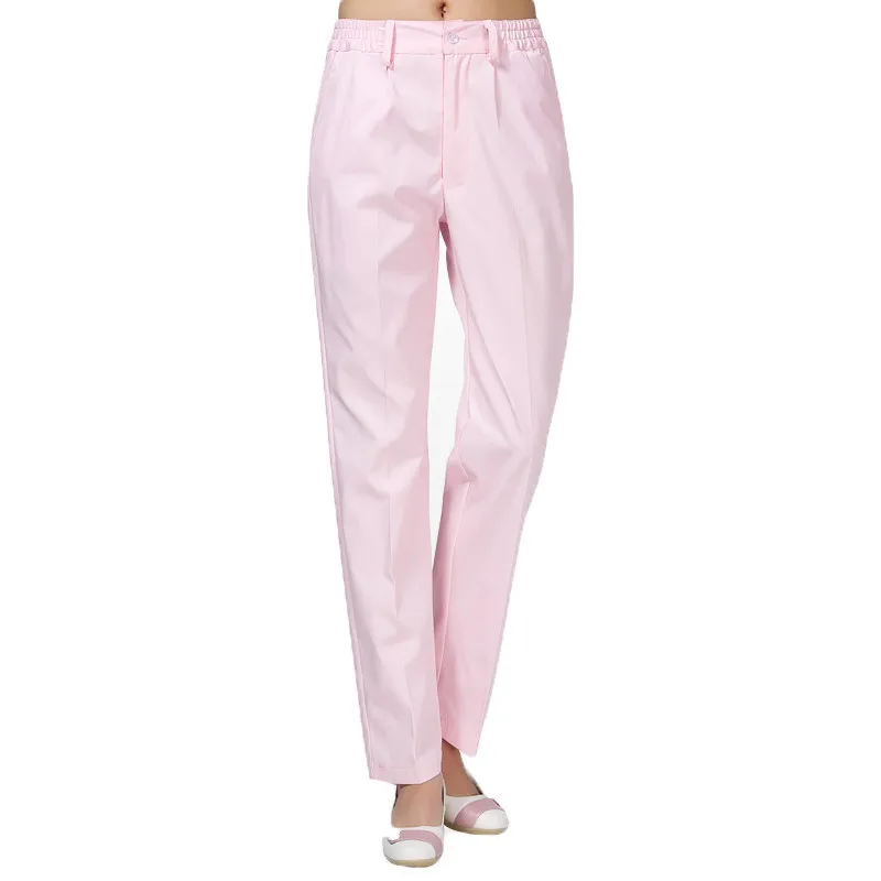 Medical uniformes hospital Nurse Pants belt Doctors Work Pants Medical Trousers Female 100% Cotton Wearable and Pilling