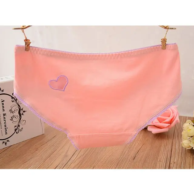 Buy Ladies Cute Heart Shaped Panties Lovely Sexy