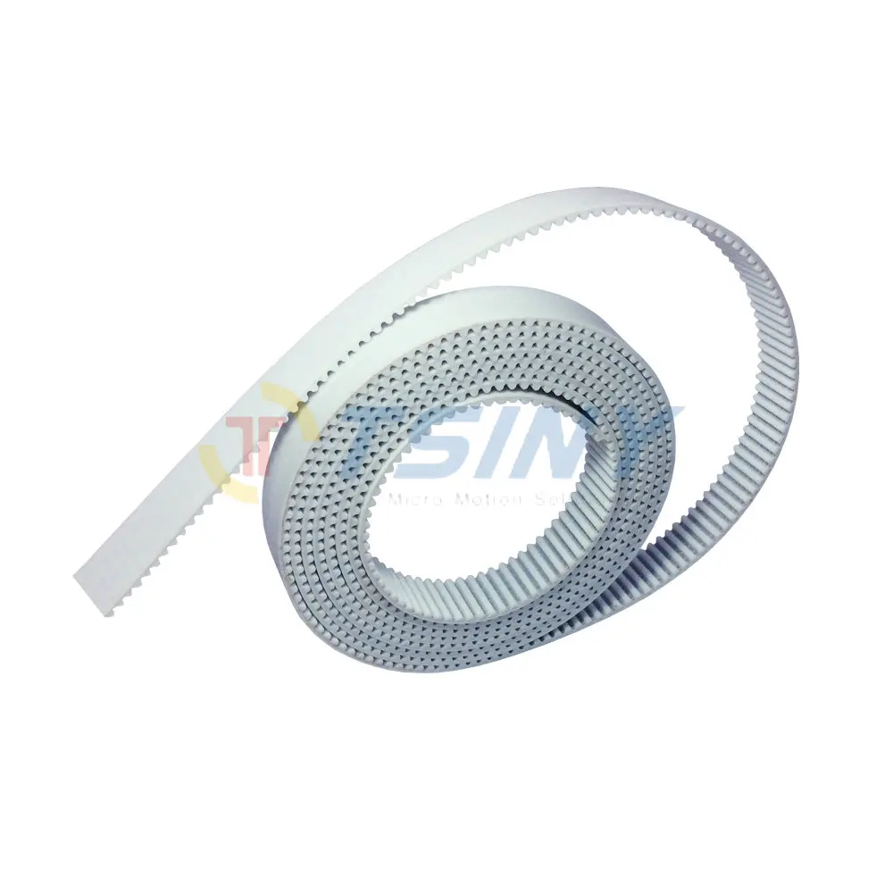 

HTD 3M Open Ended Timing Belt White PU Length Width 15mm Pitch Length 3mm for 3D Printer Accessories