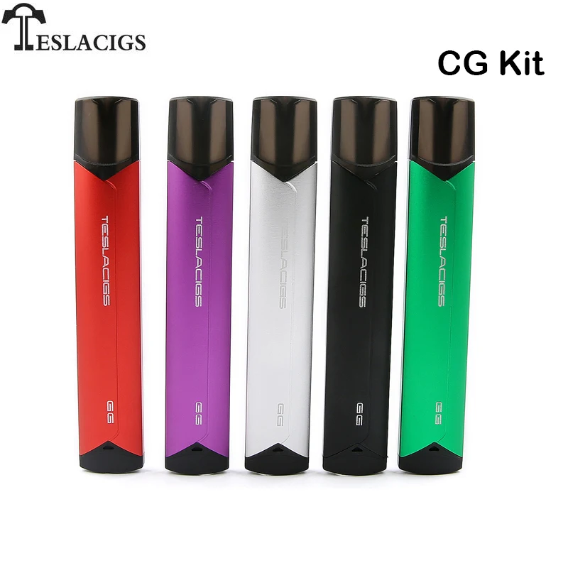 

Original Tesla GG Pod Kit GG Vape Pen Battery 380mah Atomizer 2ML Teslacigs Electronic Cigarette Pod Vape VS minifit pod