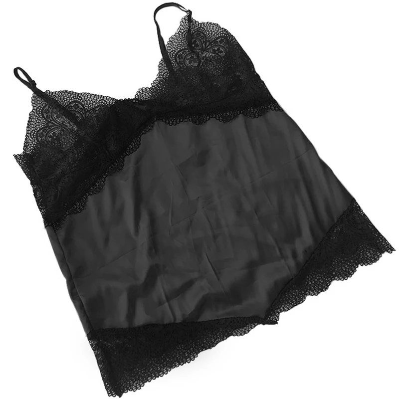 Murushe Plus Size 5XL Sexy Lingerie Lace Dress Babydoll Women's Underwear Nightwear Pajamas Bodycon Nightgown Robe Sleepwear (5)