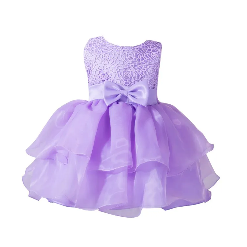 2017 для маленьких девочек пачка цветок изысканный Платье для малышей крещение принцессы Одежда для свадьбы, дня рождения Платья для женщин